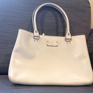 Kate Spade top handle bag WHITE